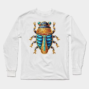 Ancient Egypt Beetle #6 Long Sleeve T-Shirt